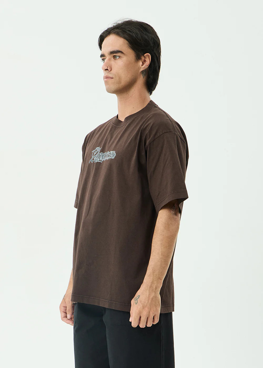 Labyrinth - Boxy Tee - Coffee