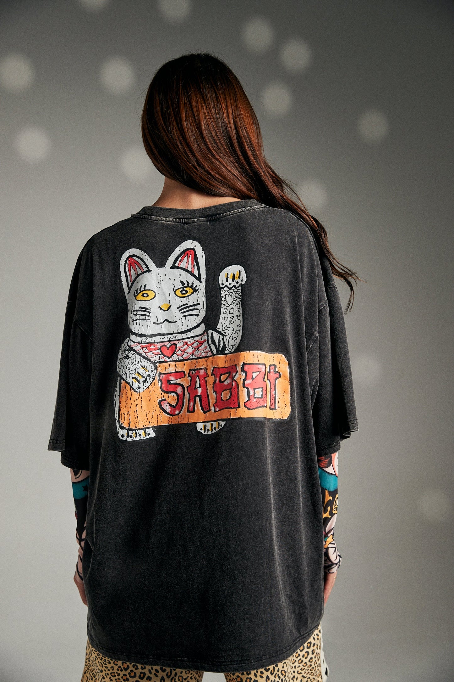 Champagne & Tattoo Tee - Black