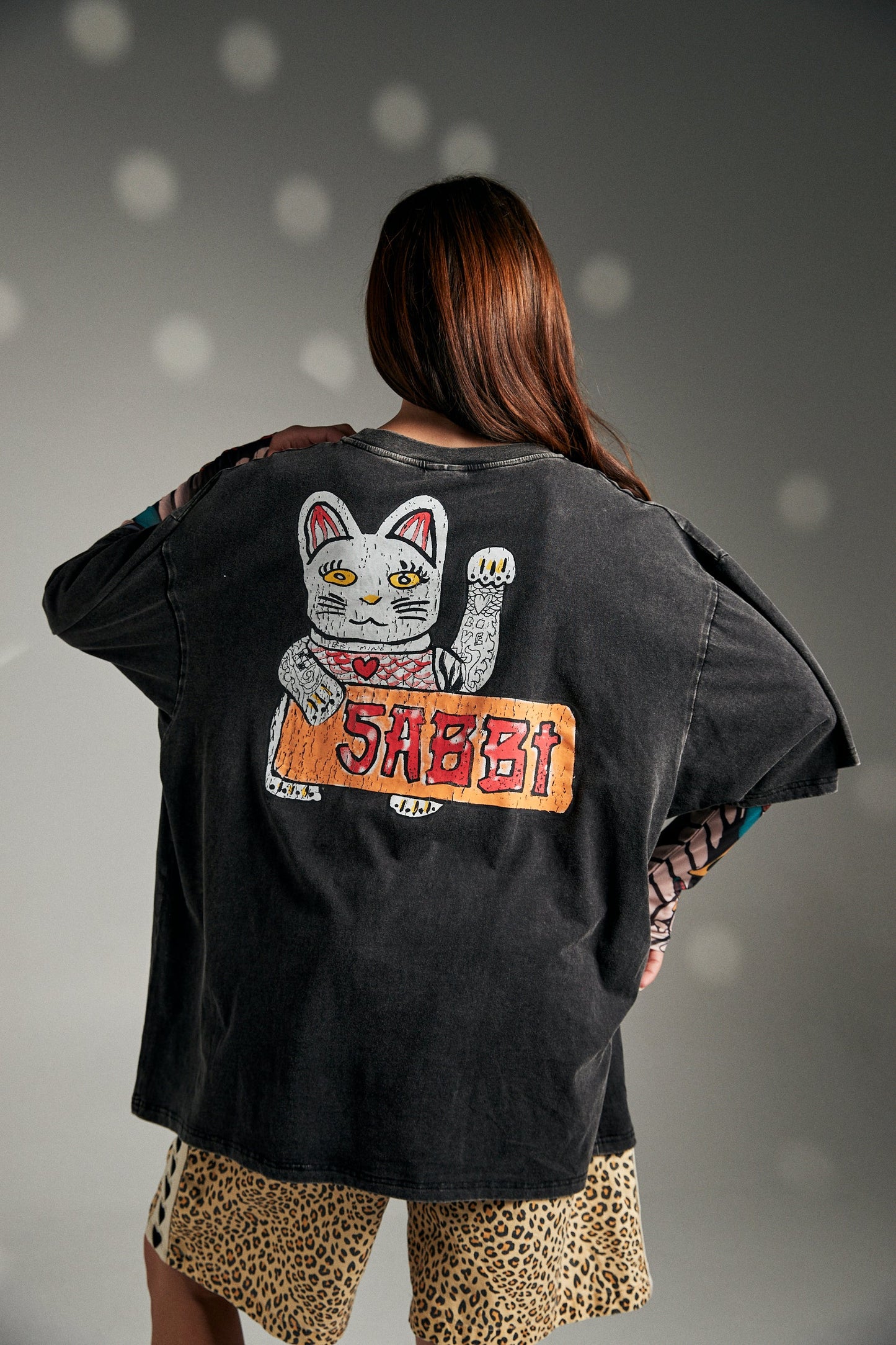 Champagne Tattoo Tee - Black