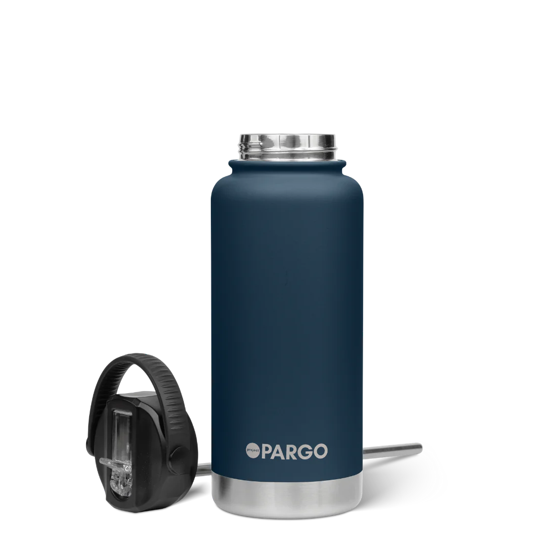 950mL Insulated Bottle - Straw Lid - Deep Sea Navy