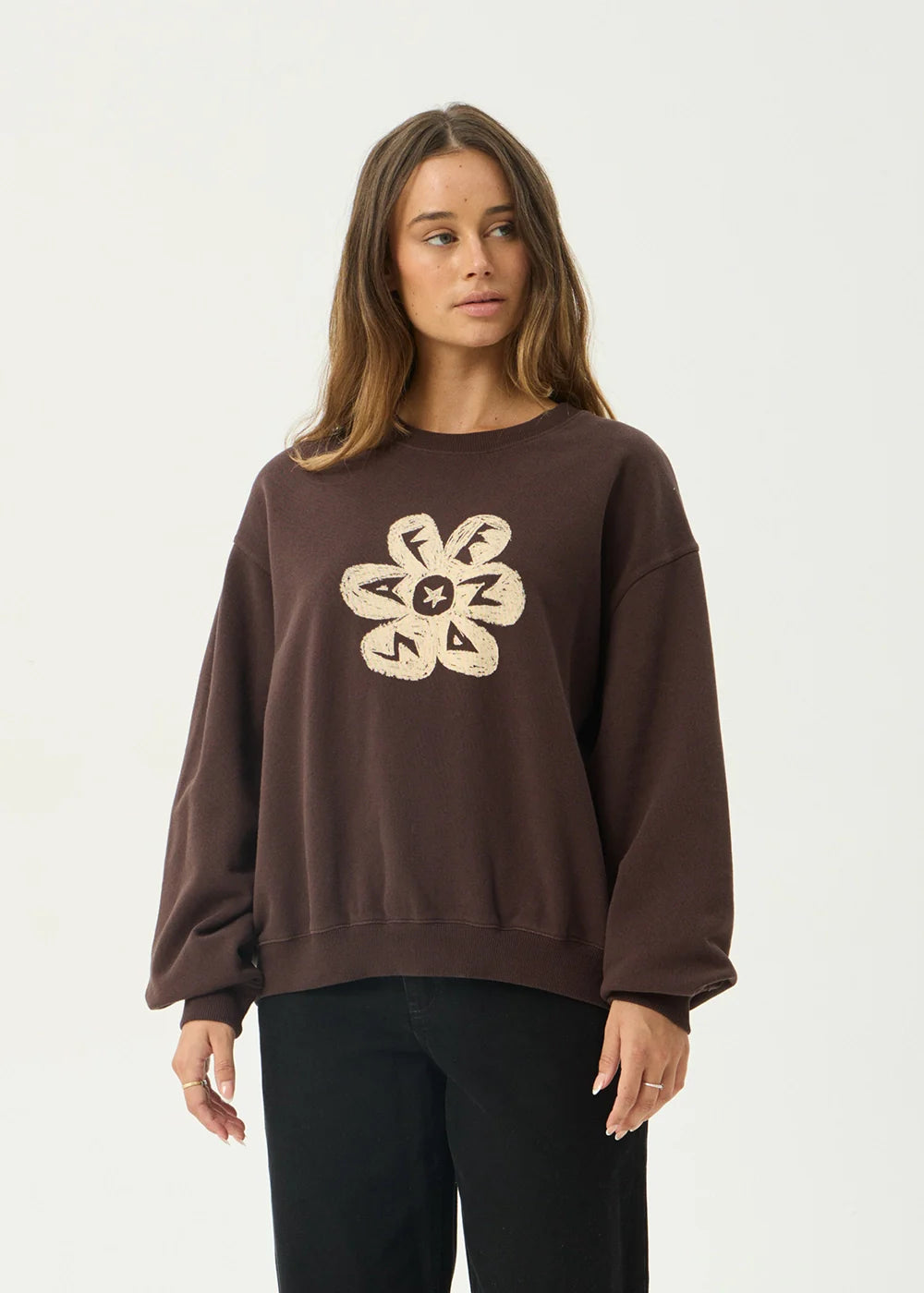 Raven - Crew Neck - Coffee