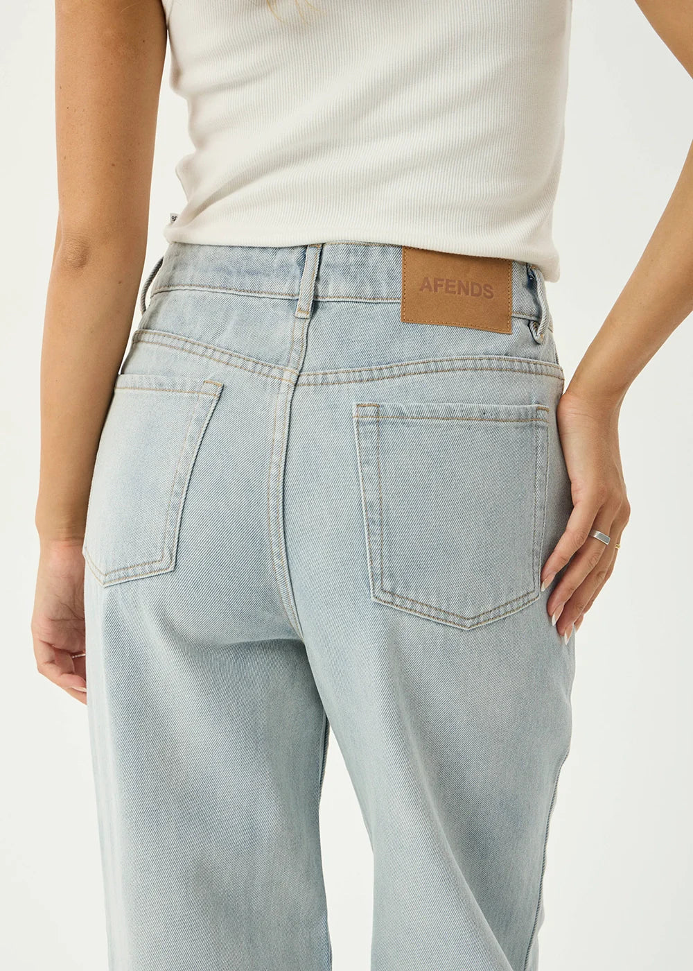 Bella - Wide Leg Jean - Stone Blue