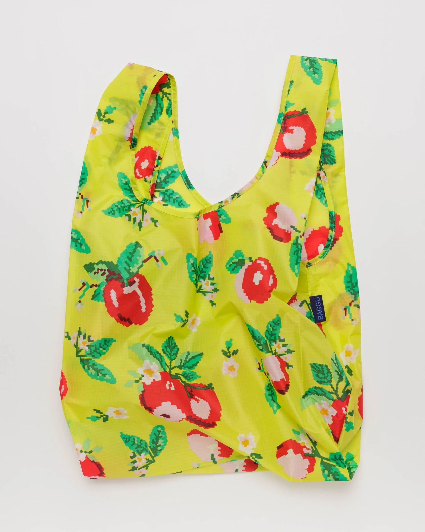 Standard Baggu - Needlepoint Apple