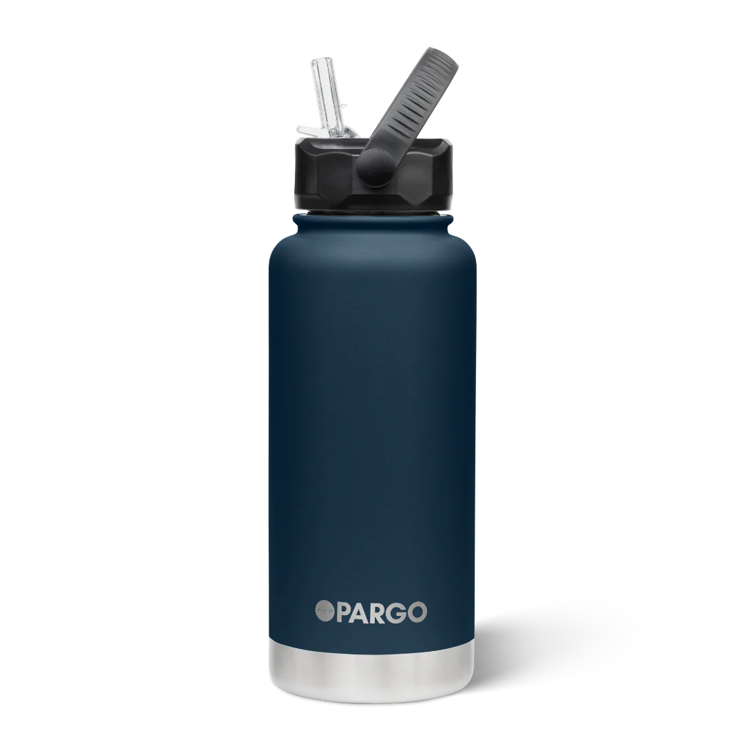 950mL Insulated Bottle - Straw Lid - Deep Sea Navy