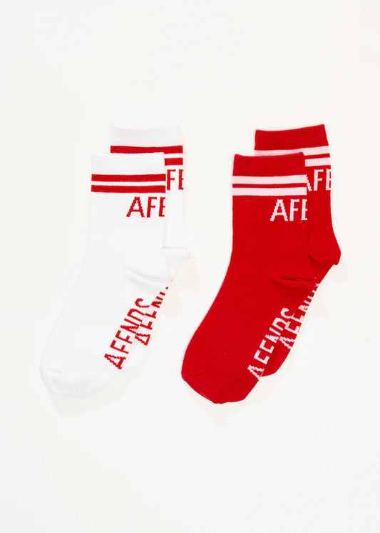 Split Sock - Tomato