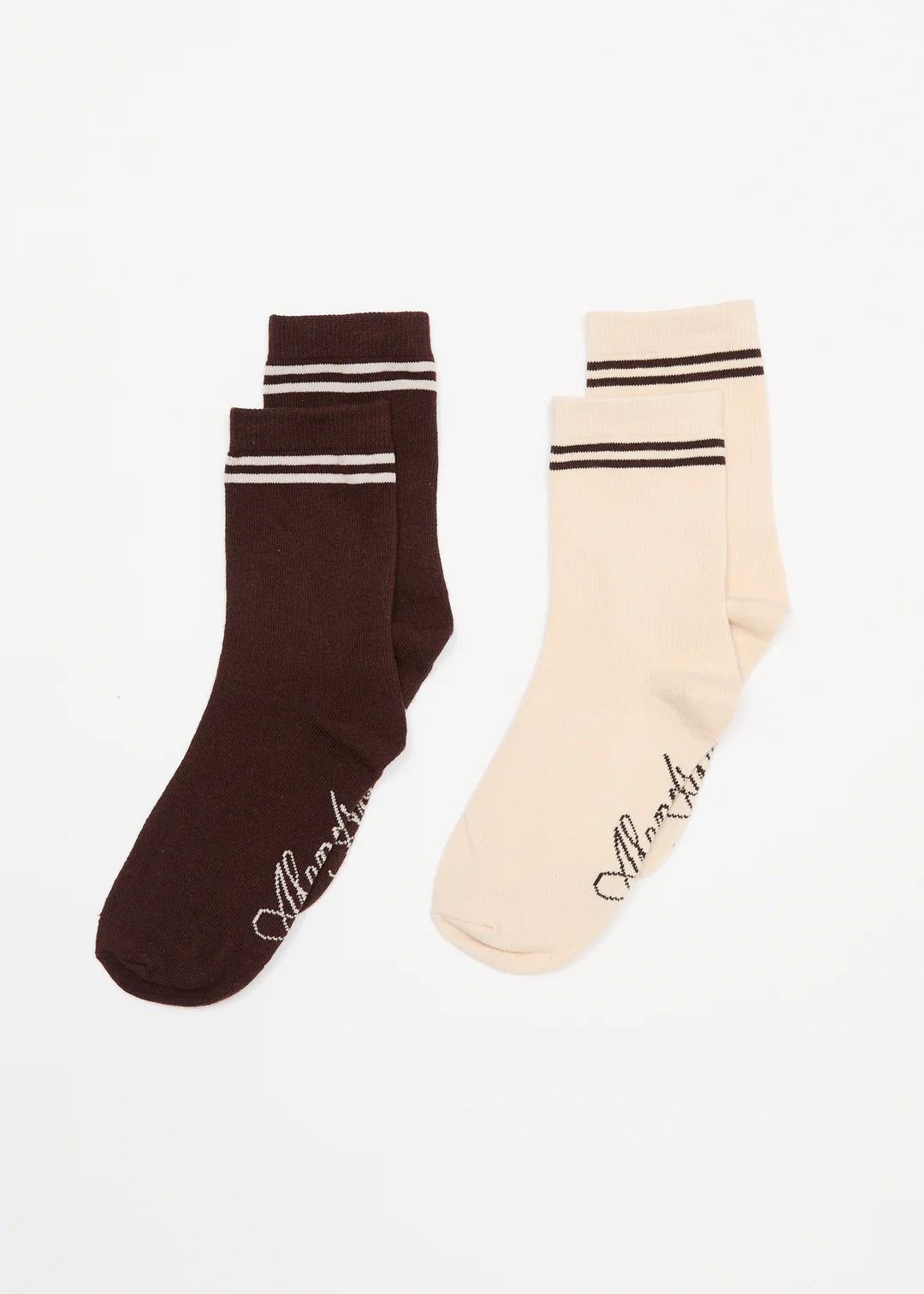 Hartley Socks Two Pack - Coffee