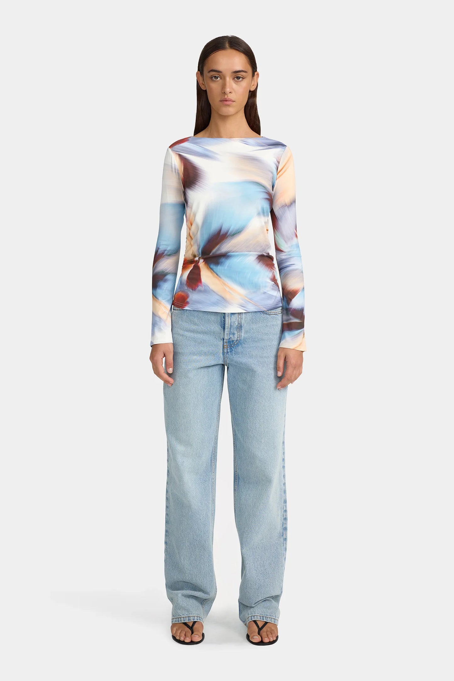 Azalea Top - Smoky Haze