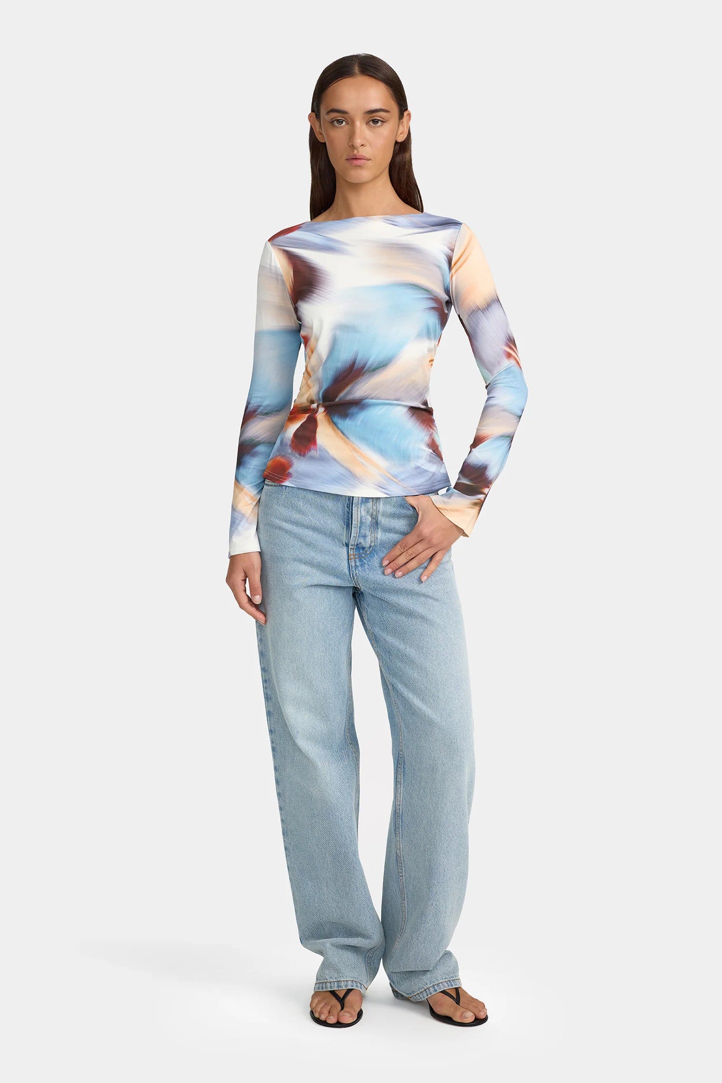 Azalea Top - Smoky Haze