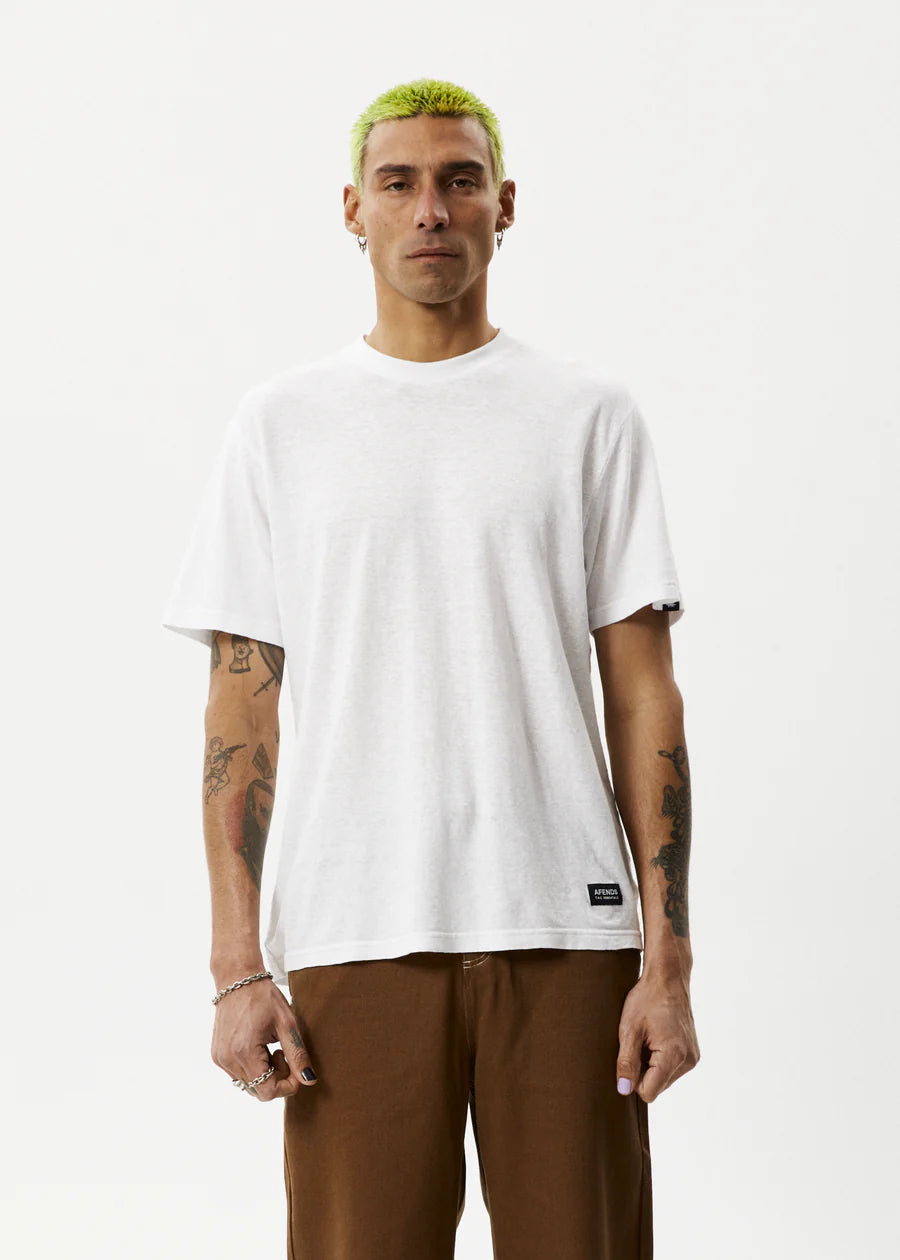 Classic - Hemp Retro Fit Tee - White