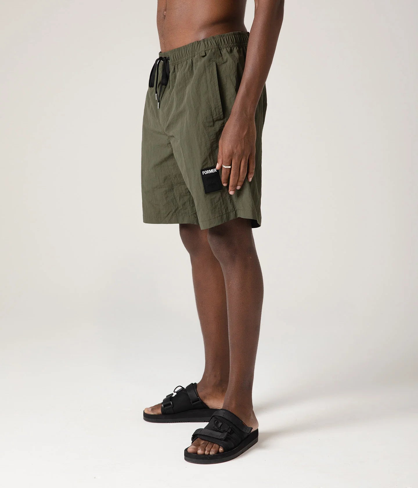 Swans Baggy Swim Trunk - Deep Olive