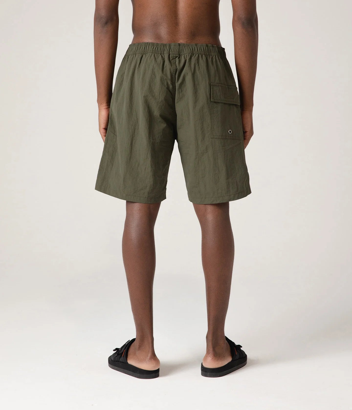 Swans Baggy Swim Trunk - Deep Olive