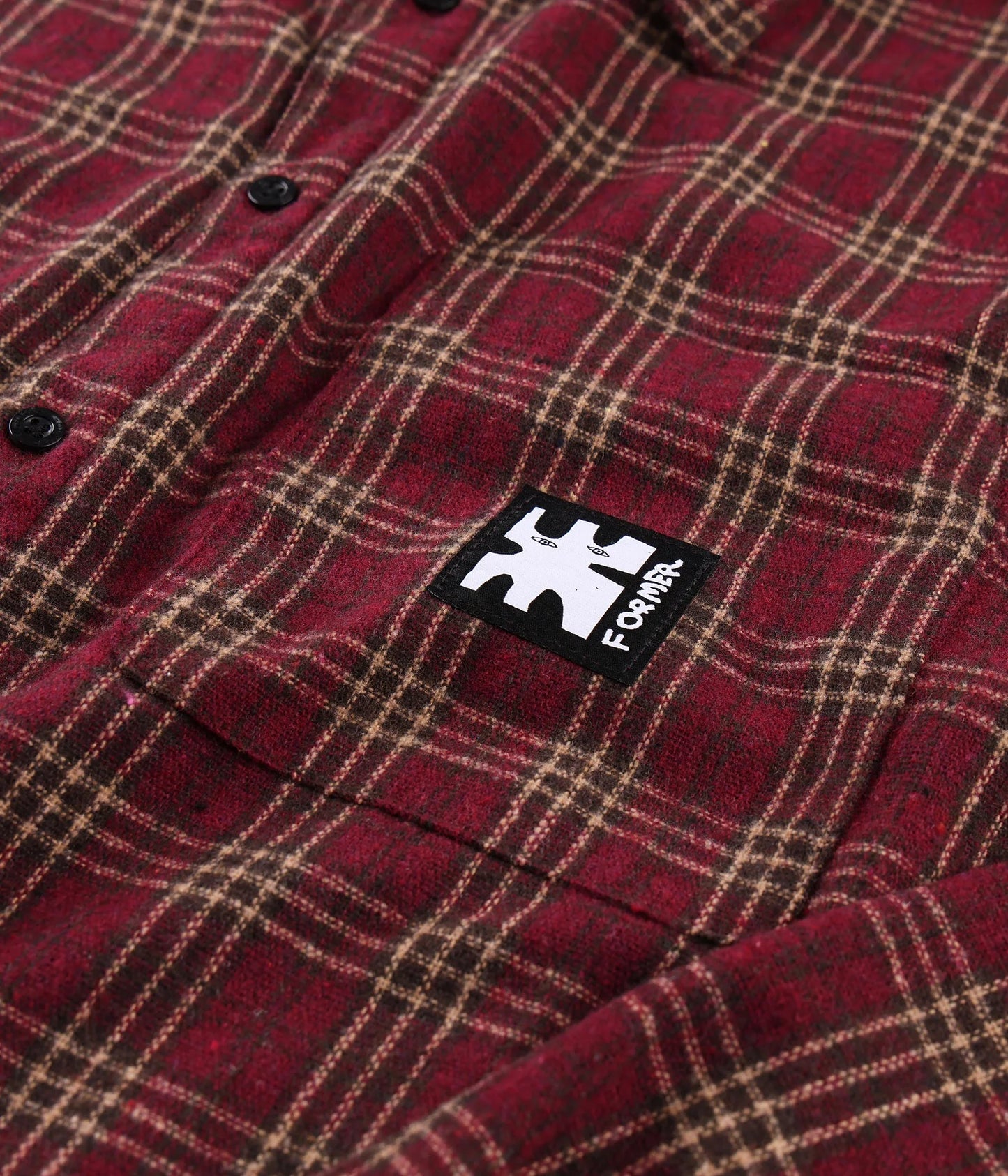 Reynolds Flannel LS Shirt - Red