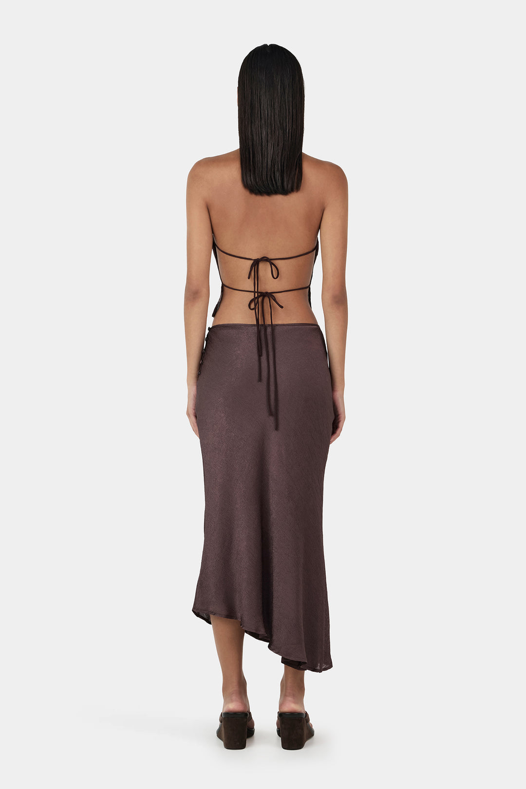 Lucie Asym Skirt - Mulberry
