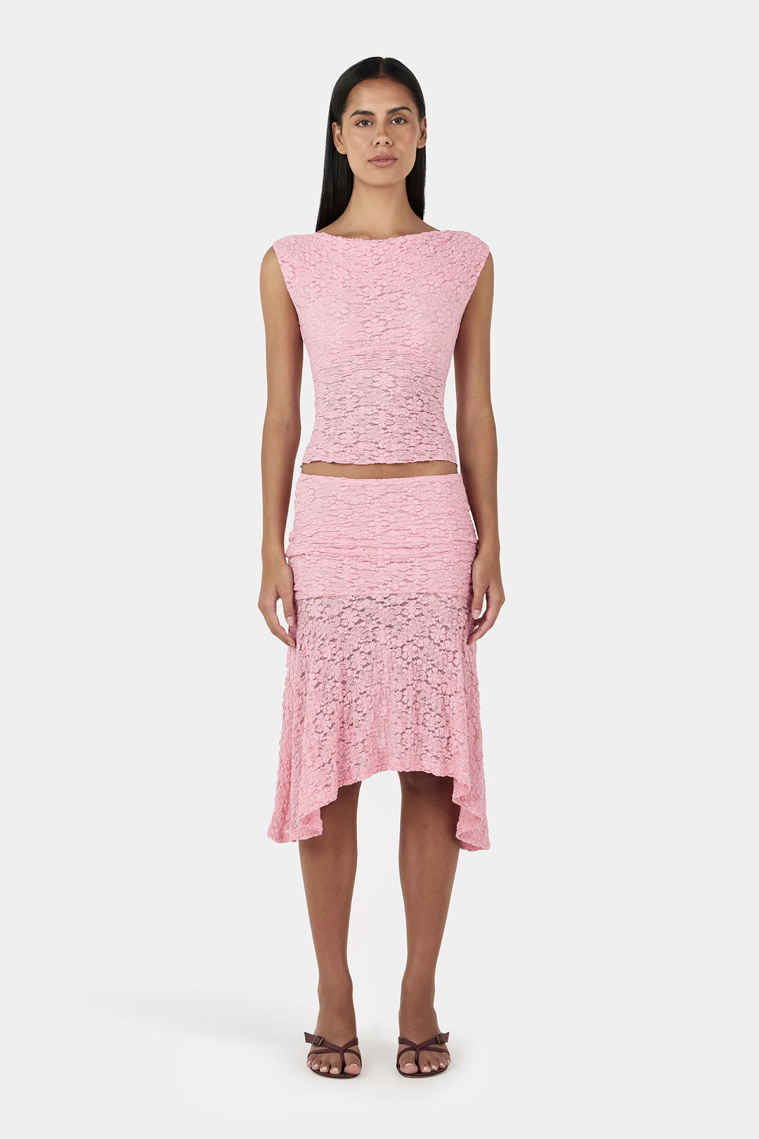 Caro Skirt - Peony Pink