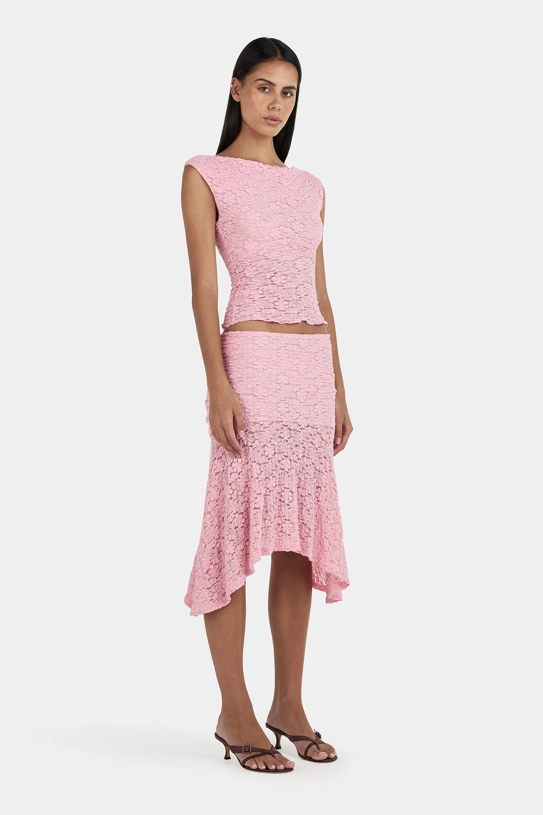 Caro Skirt - Peony Pink