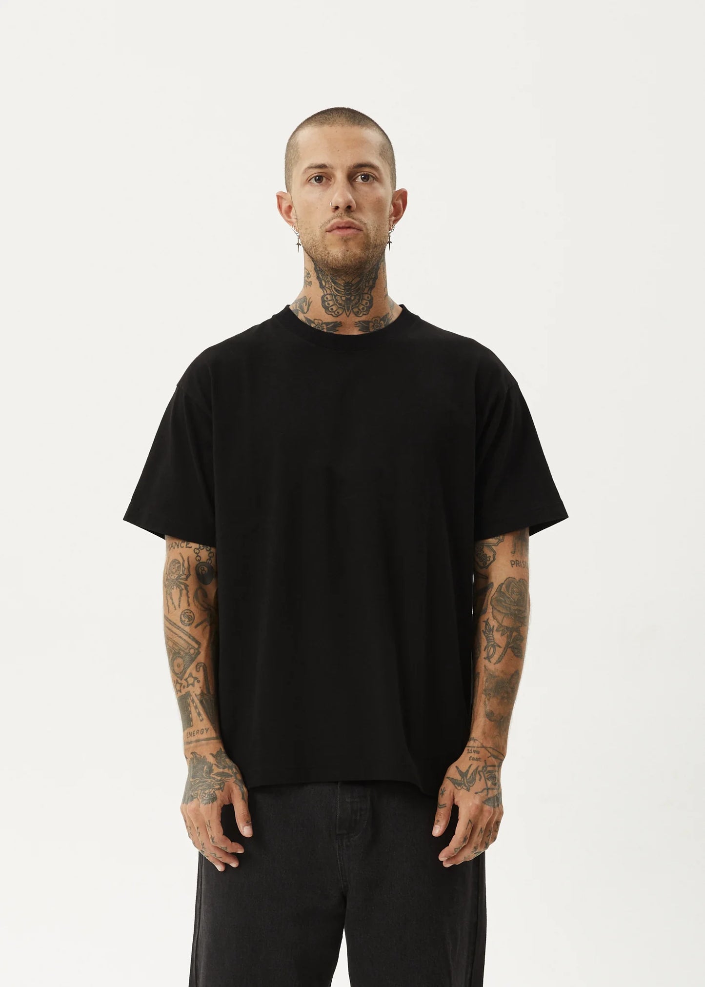 Genesis Heavyweight Boxy Tee - Black