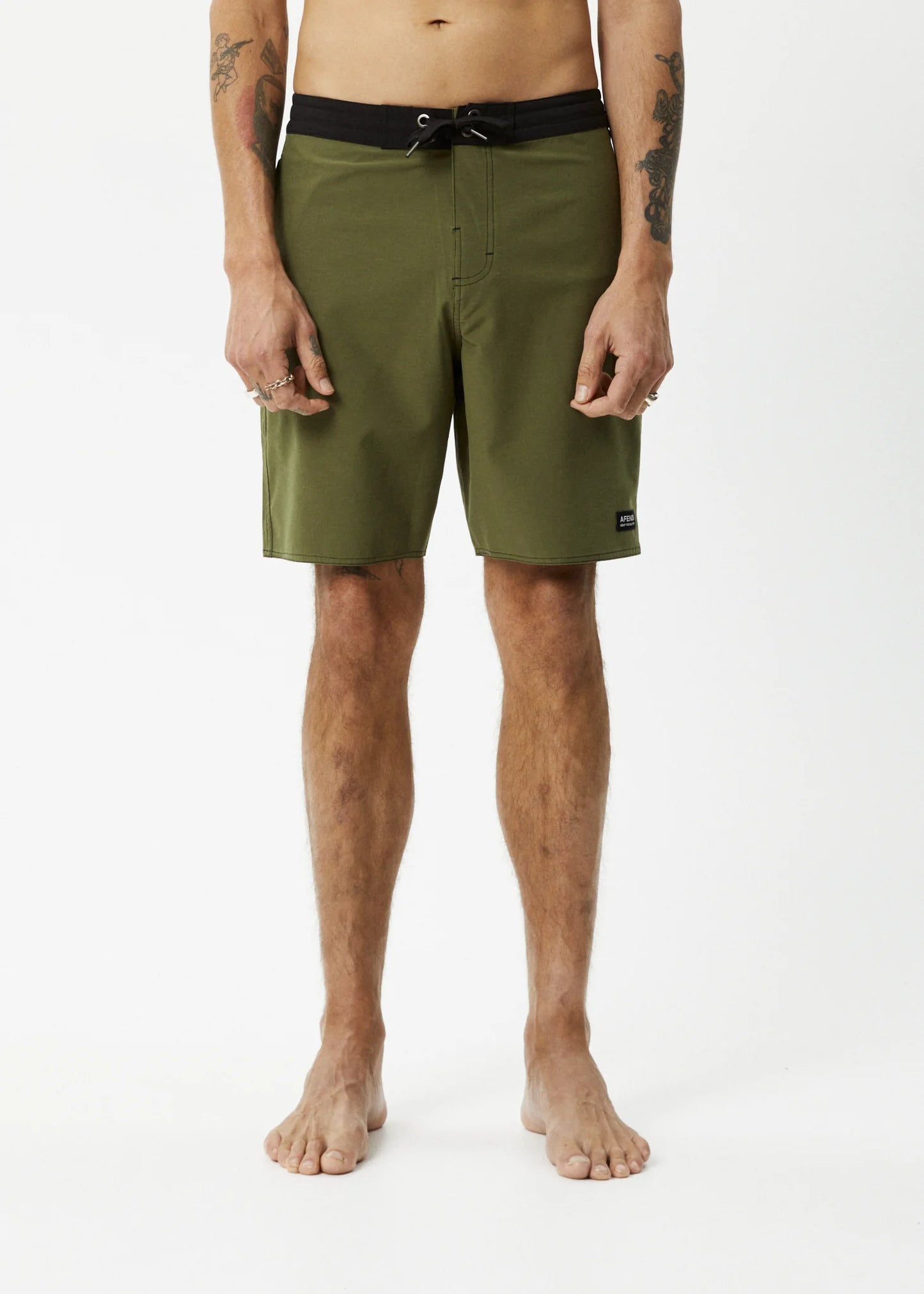 Surf Related Fixed Wait Boardshort 20" - Military