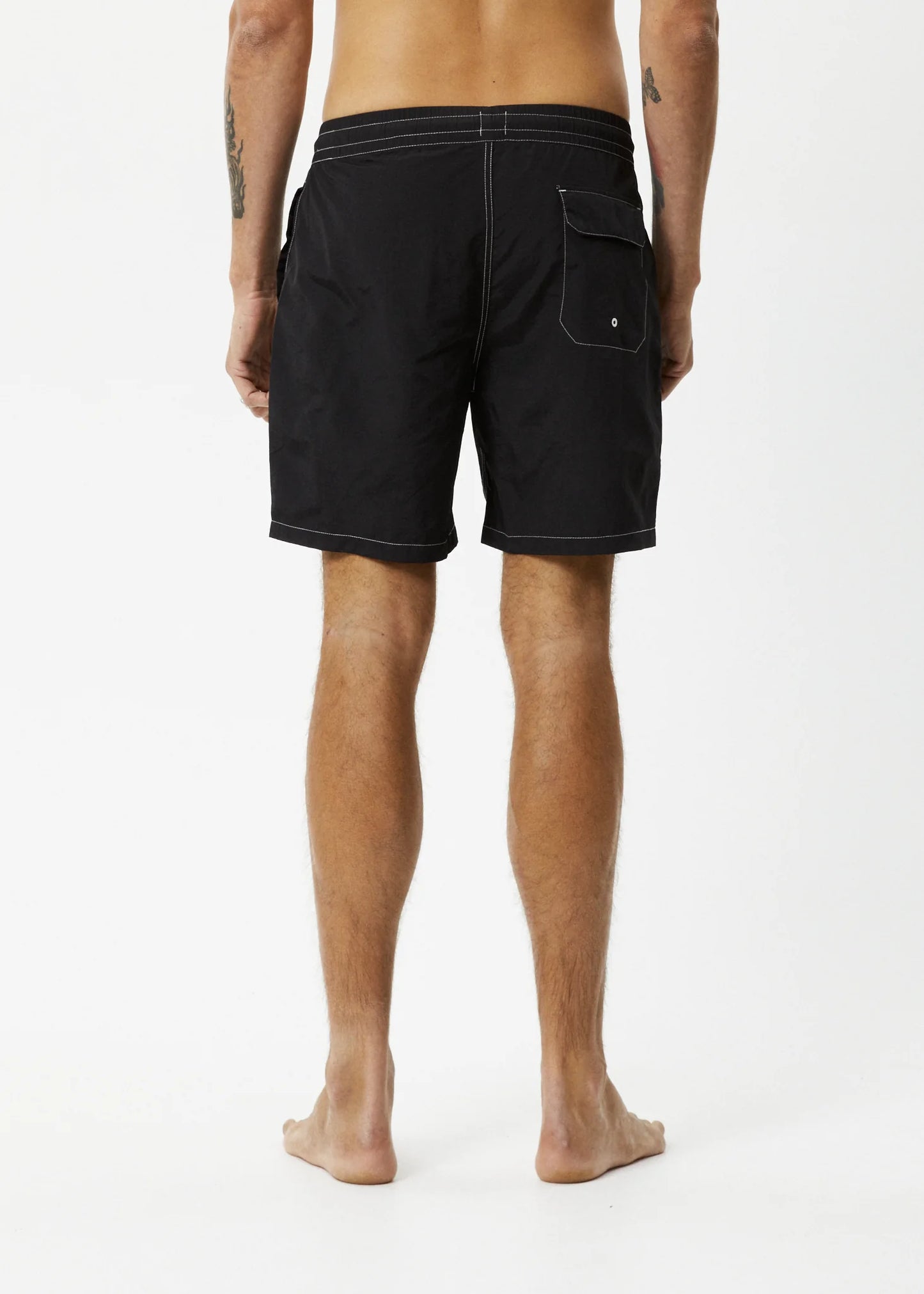 Baywatch Swim Shorts 18" - Black