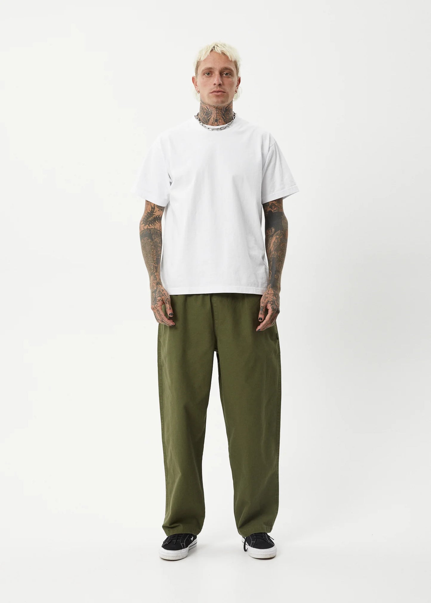 Ninety Eights Elastic Waist Pant - Military