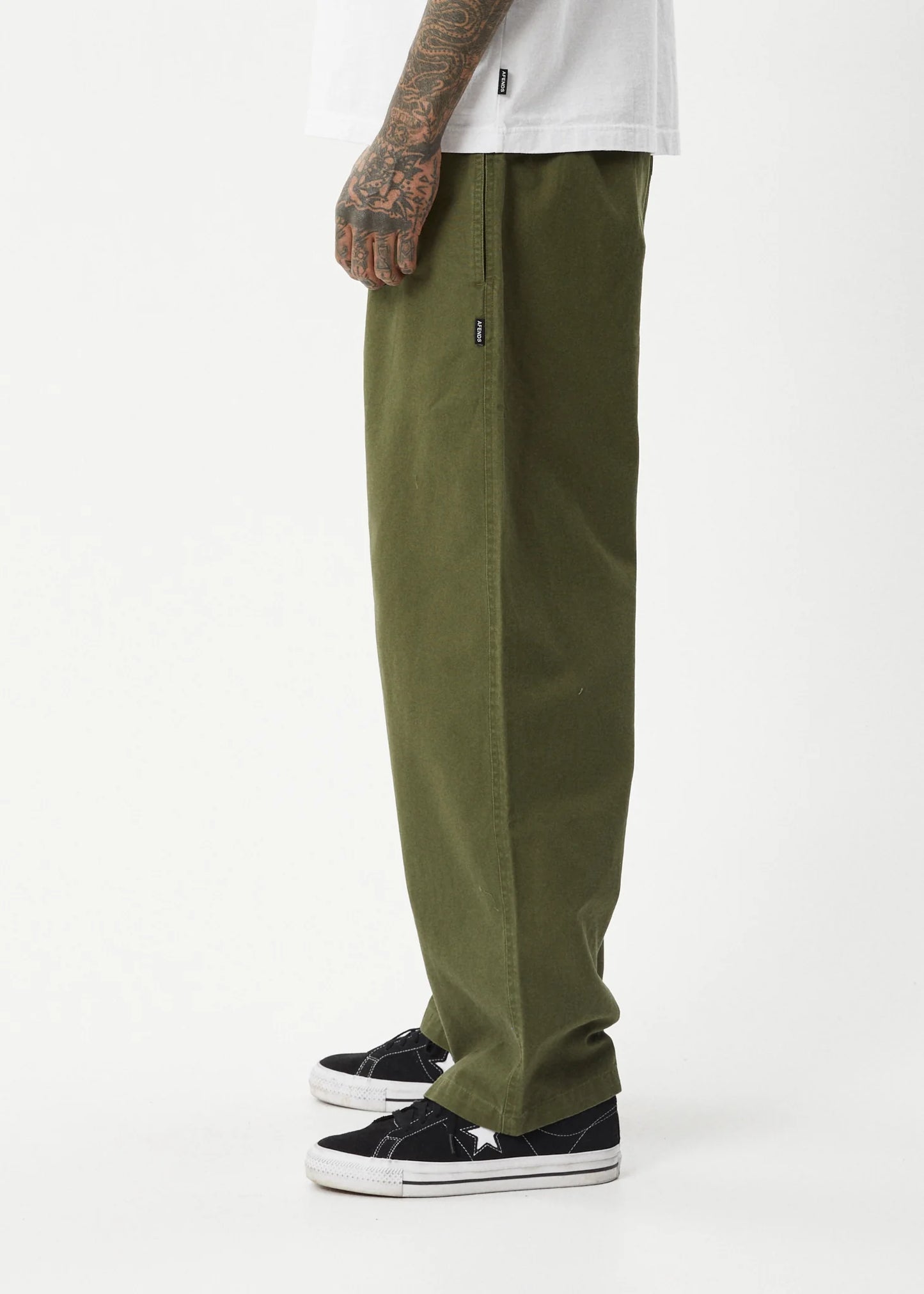 Ninety Eights Elastic Waist Pant - Military