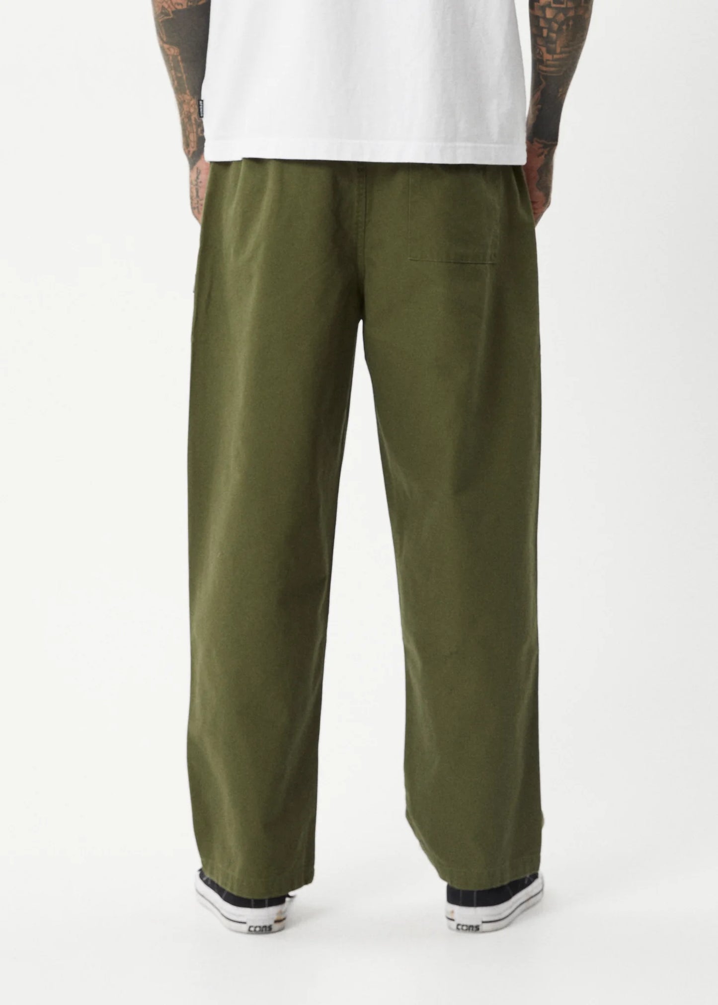 Ninety Eights Elastic Waist Pant - Military