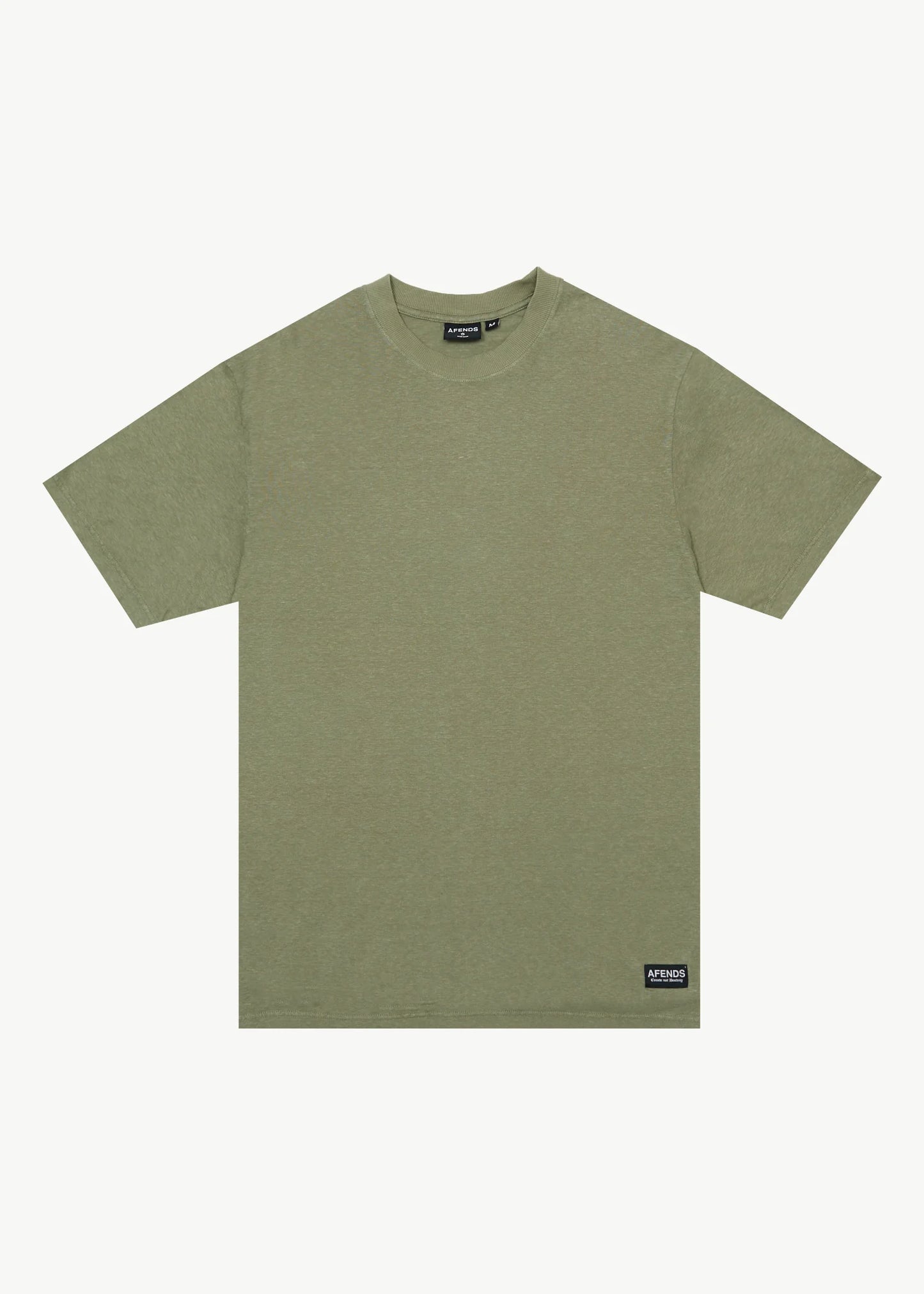 Classic Retro Tee - Oil Green