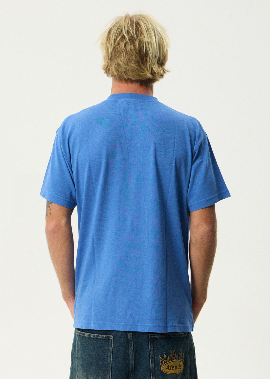Foundation - Boxy Tee - Washed Marina