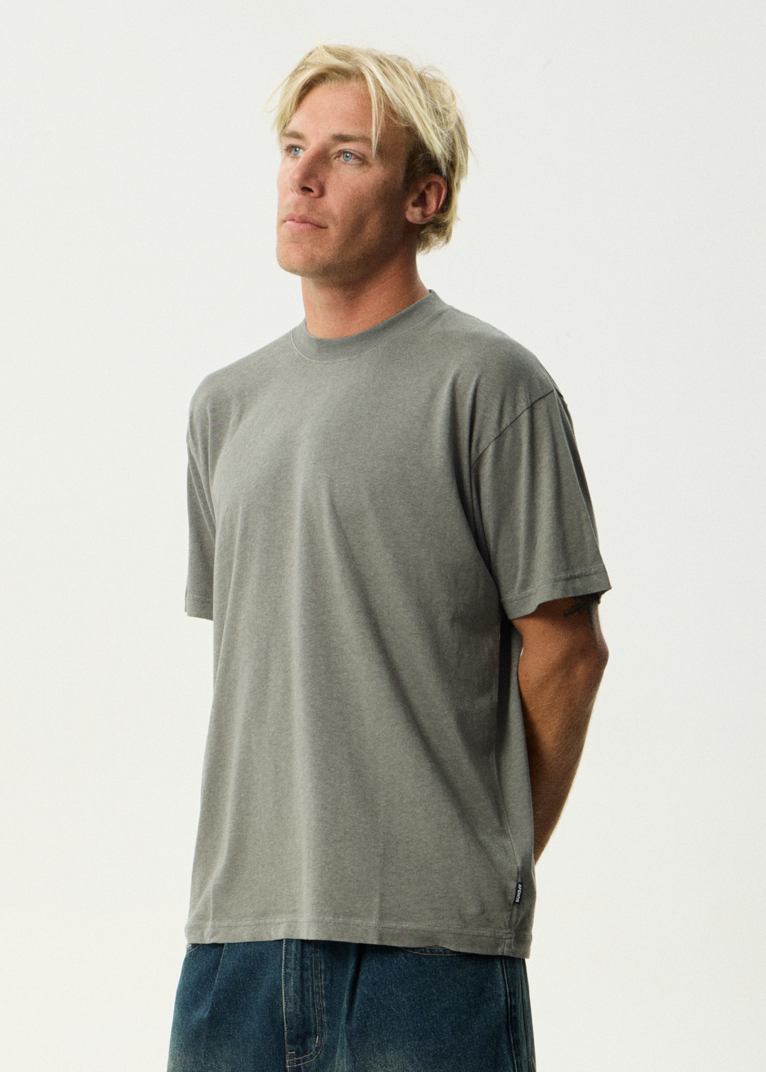 Foundation - Boxy Tee - Washed Sycamore