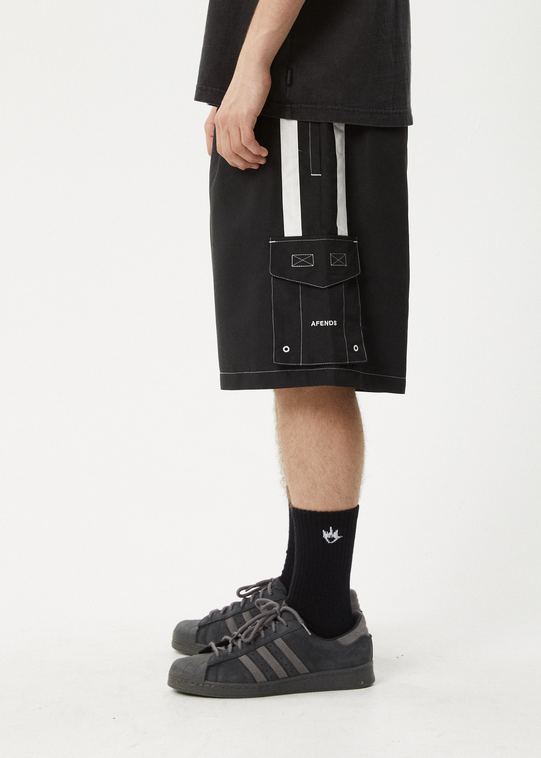 House Related - Cargo Swim Short 20" - Black