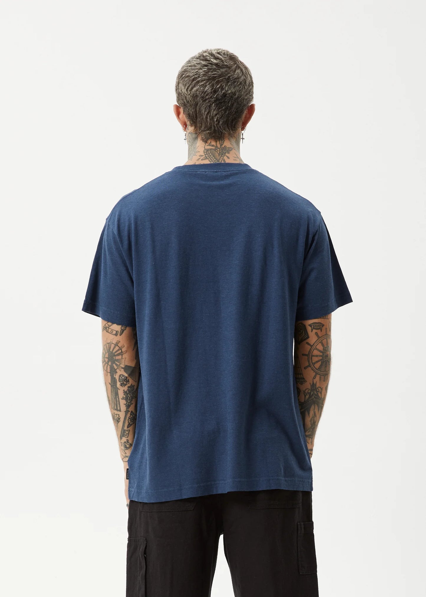 Sunflower Boxy Tee - Navy