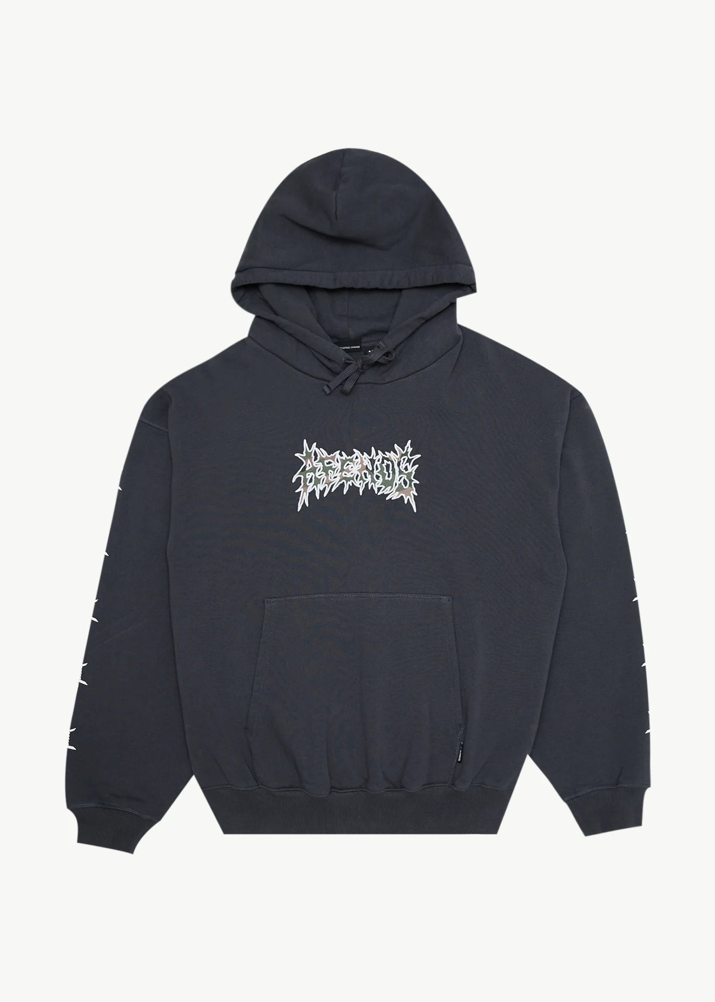 Hidden Boxy Hoodie - Charcoal