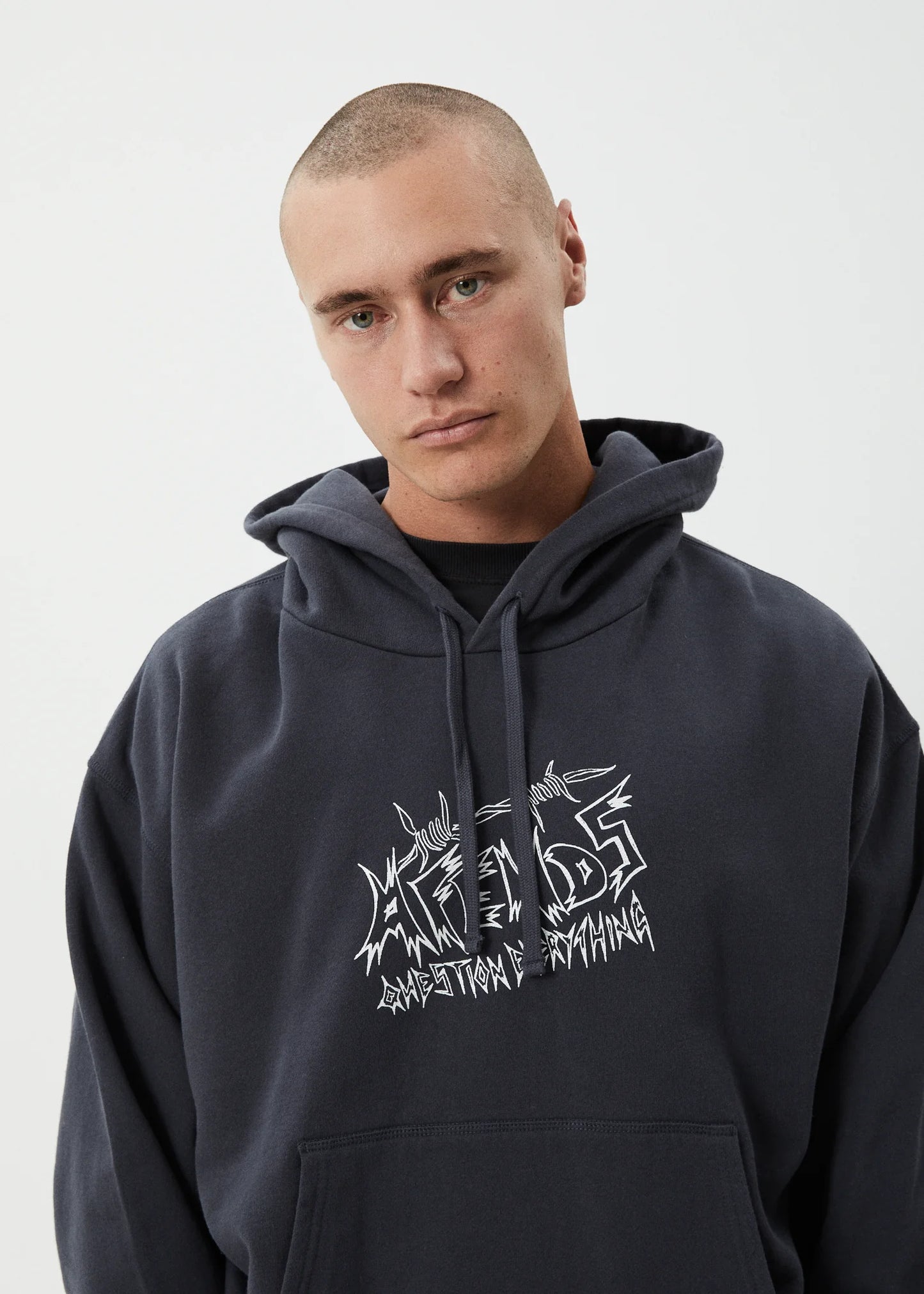 Moments Boxy Hoodie - Charcoal