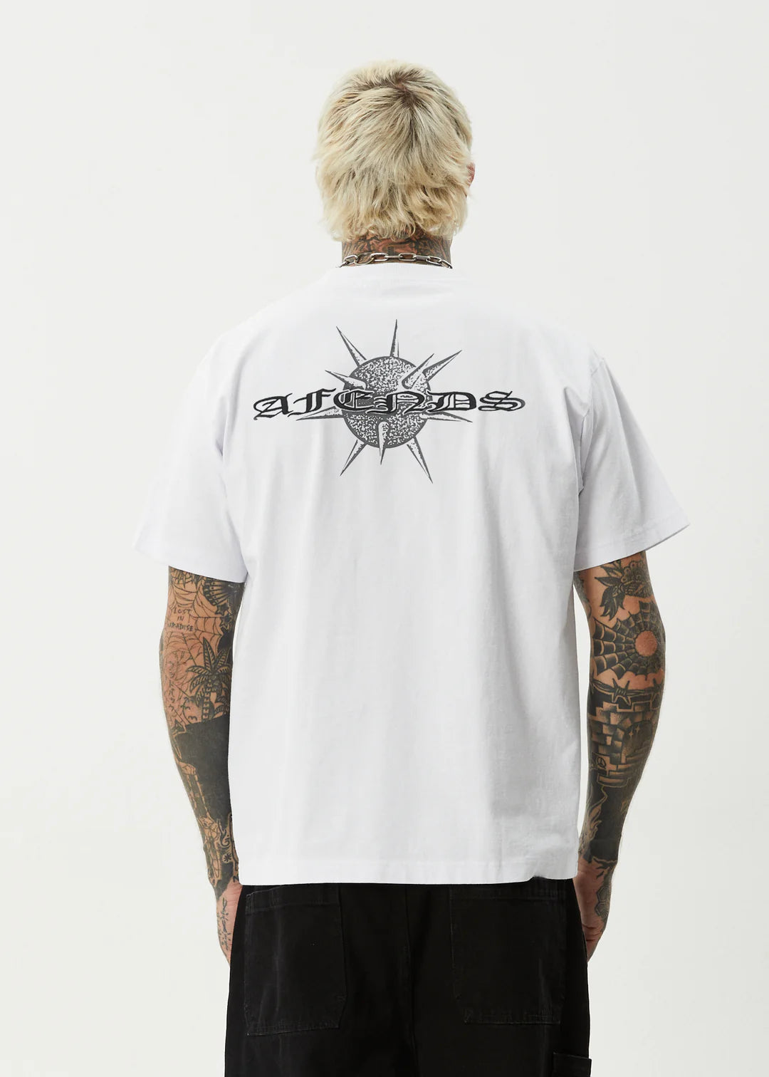 Spiked - Heavyweight Boxy Tee - White