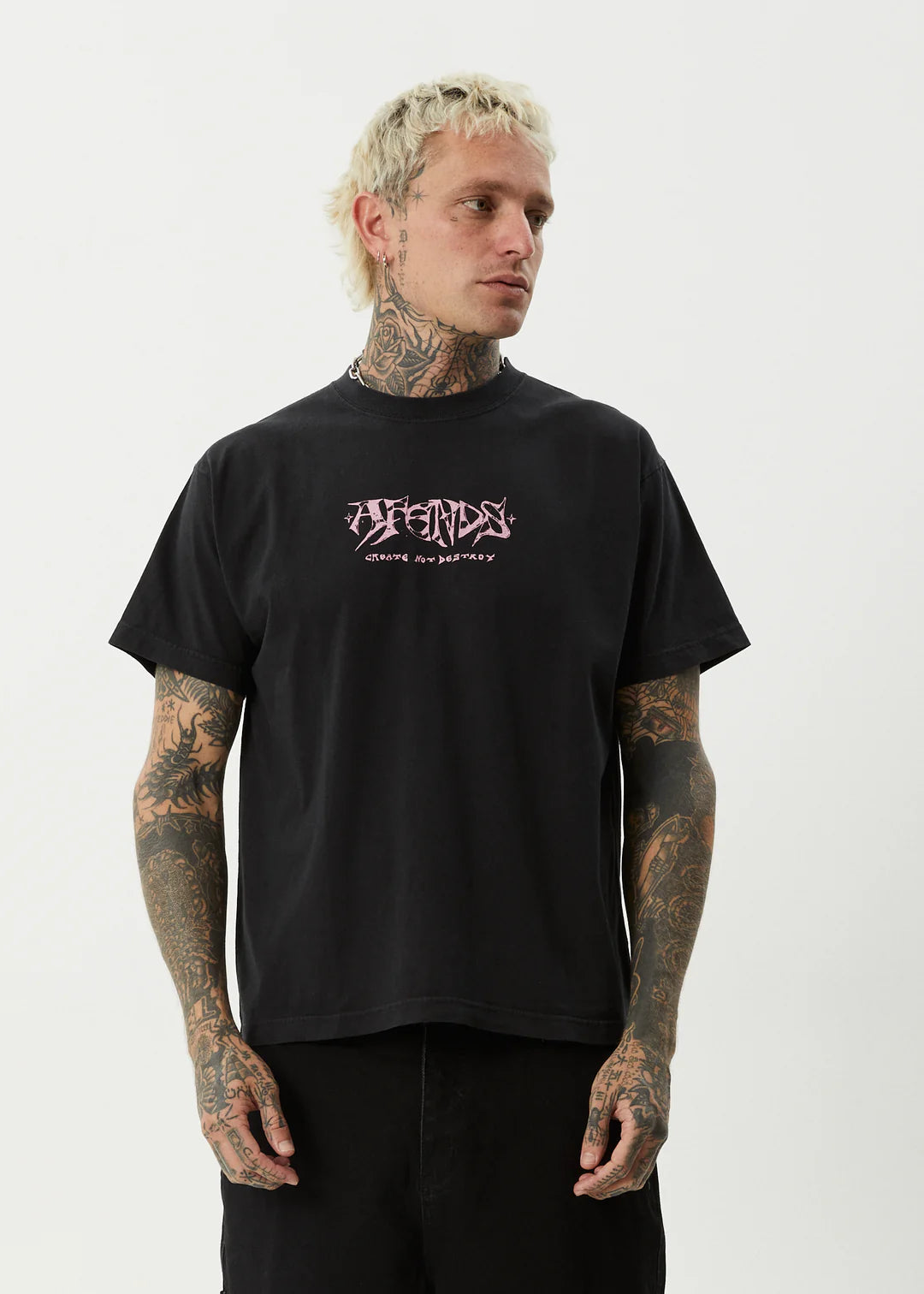 Horsey - Boxy Tee - Stoned Black