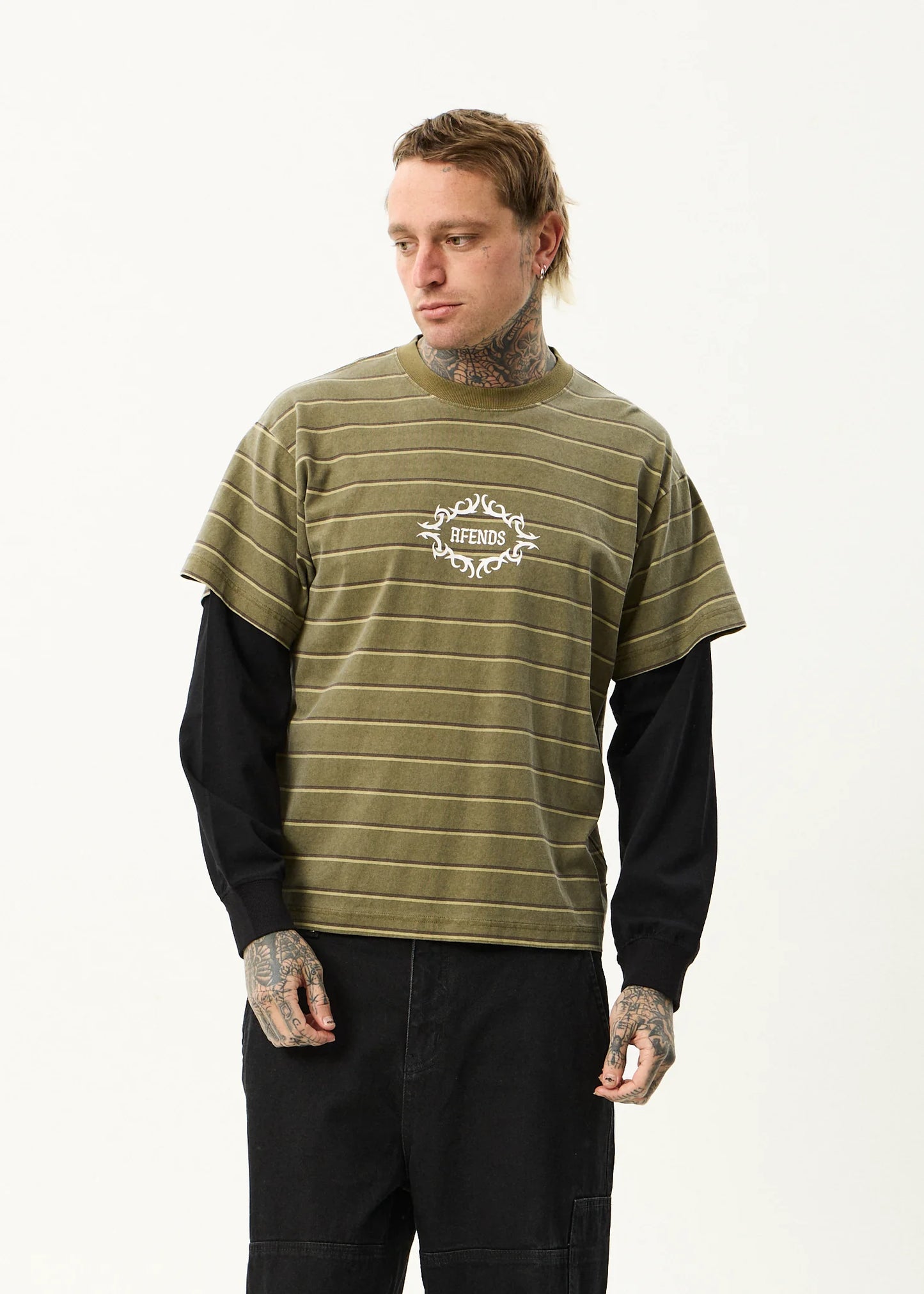 My Tribe Layered Boxy Tee - Boa