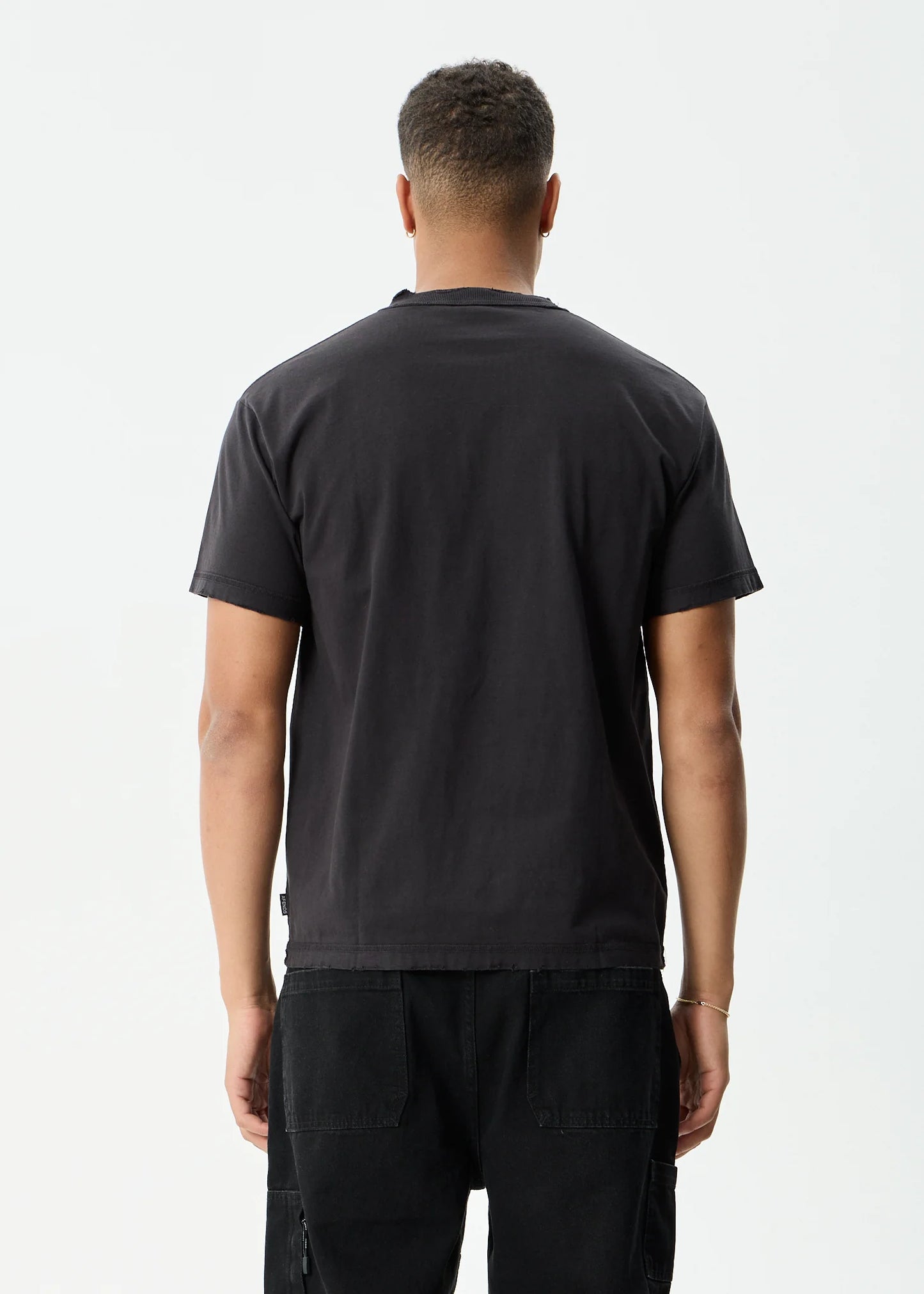 Research - Heavyweight Boxy Tee - Stone Black