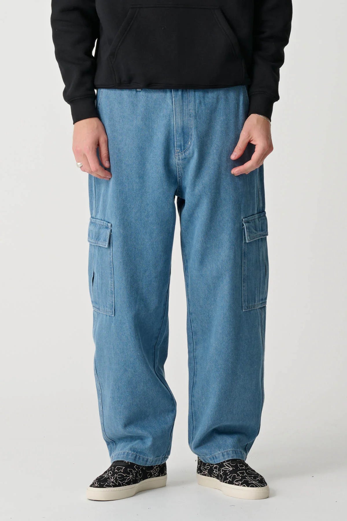 Beach Metall Cargo Pant - Mid Blue Pant