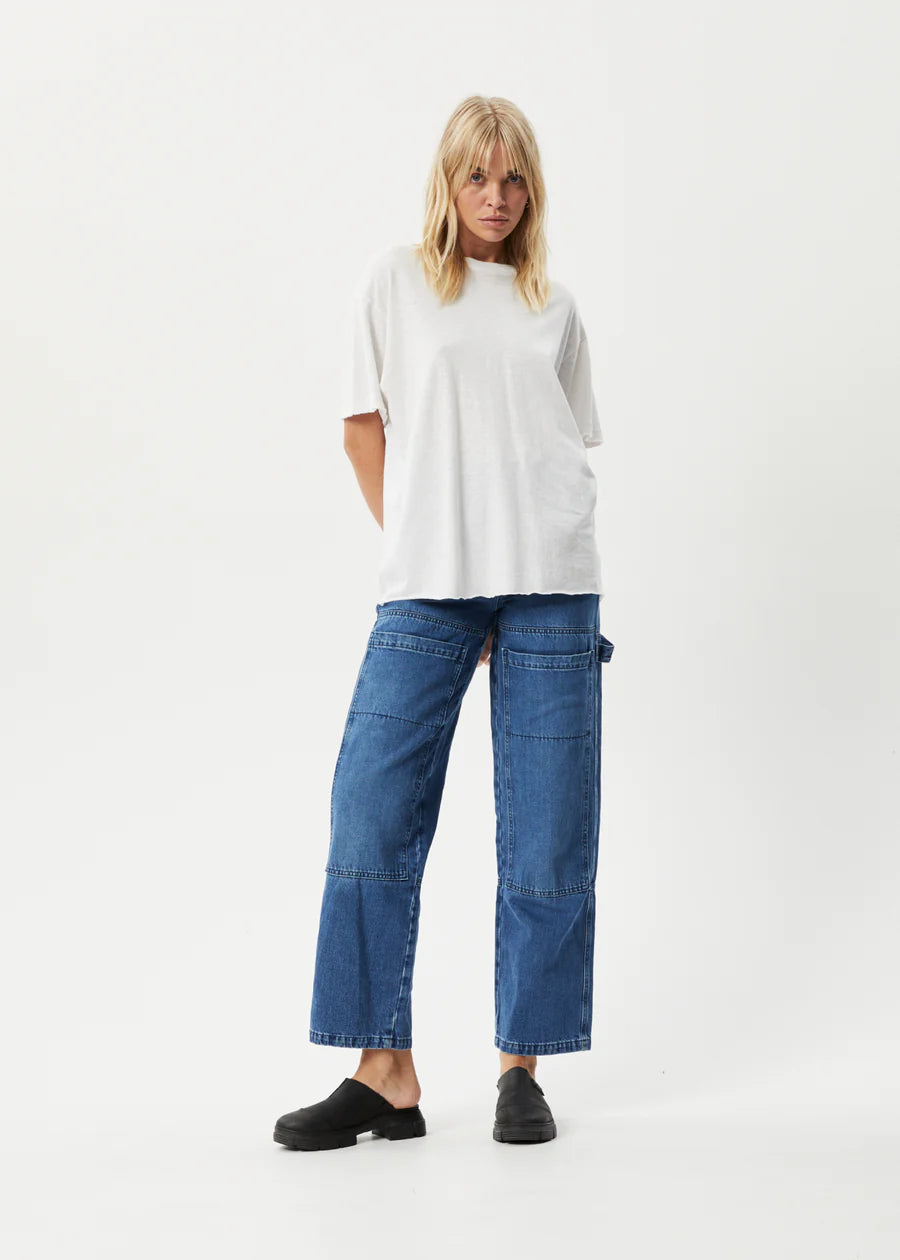 Slay - Hemp Oversized Tee - White
