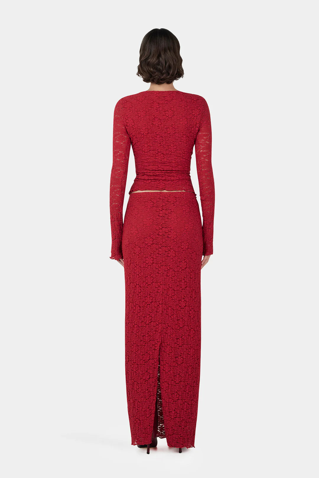 Olive Top - Tango Red