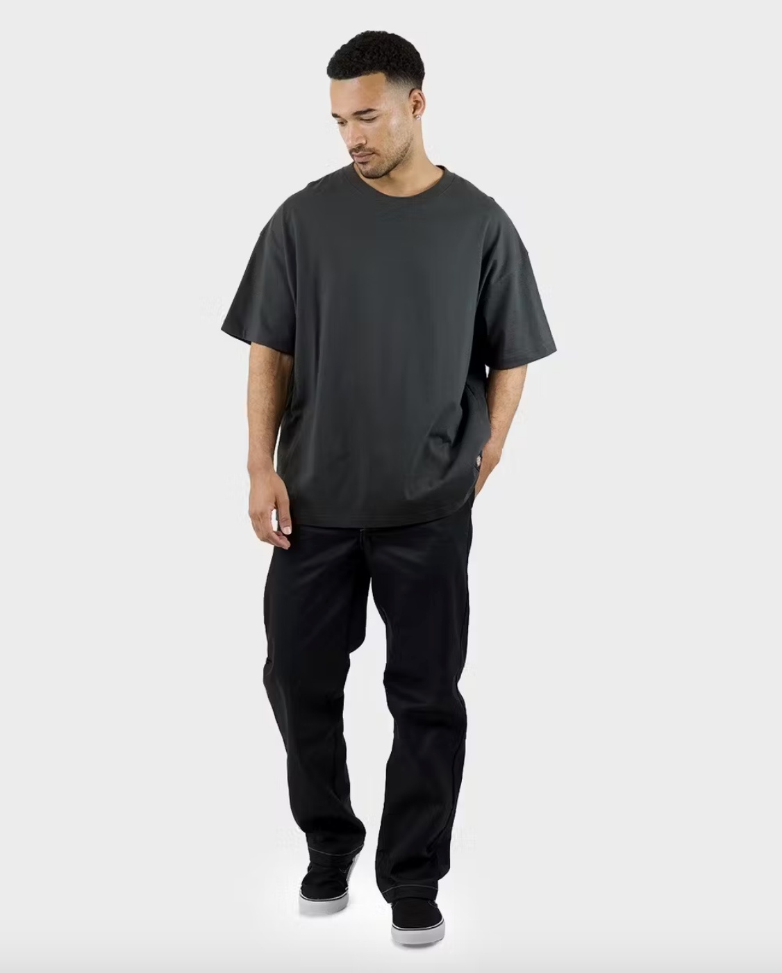 330 Oversized Fit S/S Tee - Washed Graphite