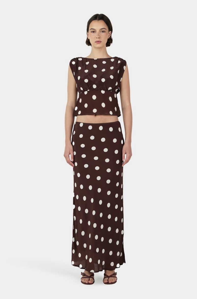 Marli Slip Skirt - Pinot