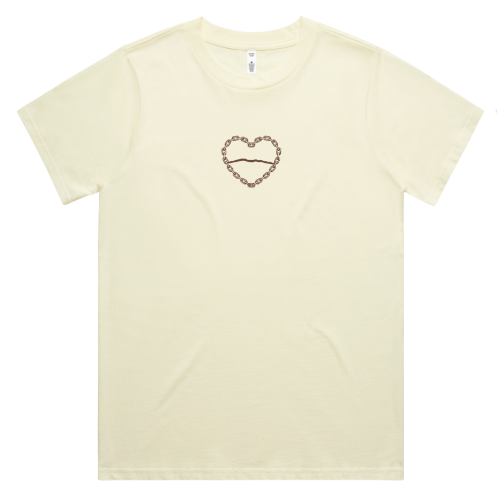 Karioi Tee - Womens Heavy Tee - Butter