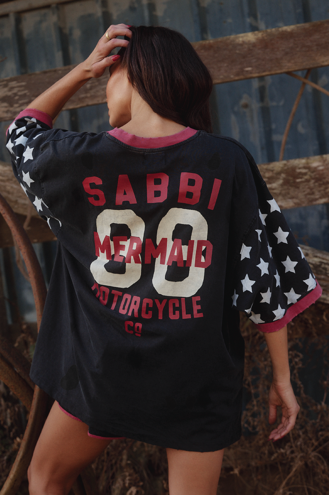 Very Oversized Vintage Dream Big Brenda Tee - Black