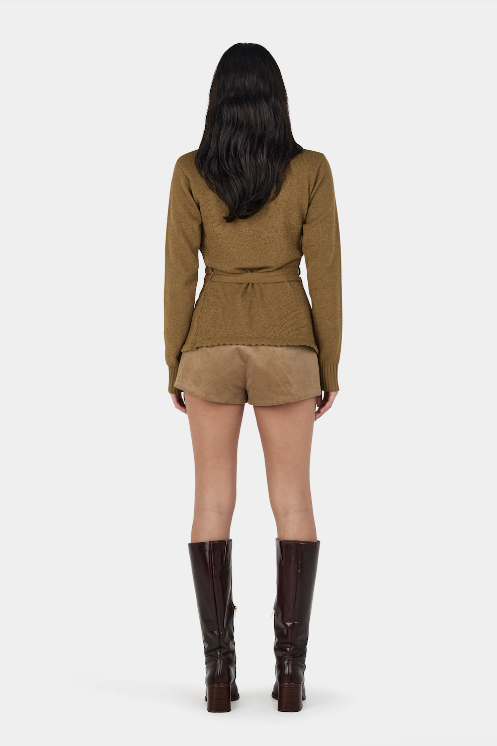 Valerie Knit Cardigan- Khaki