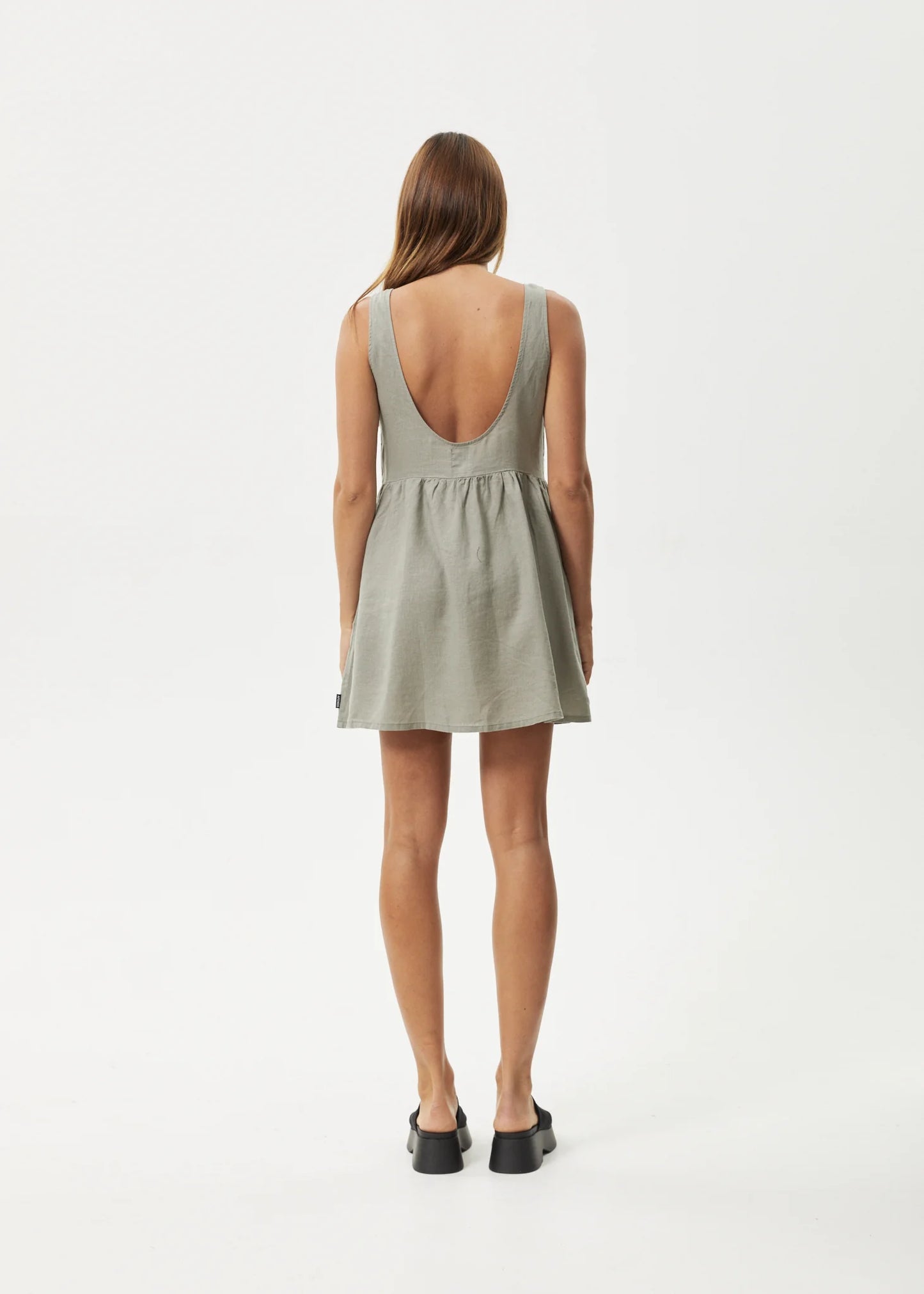 Jesse - Hemp Mini Dress - Olive