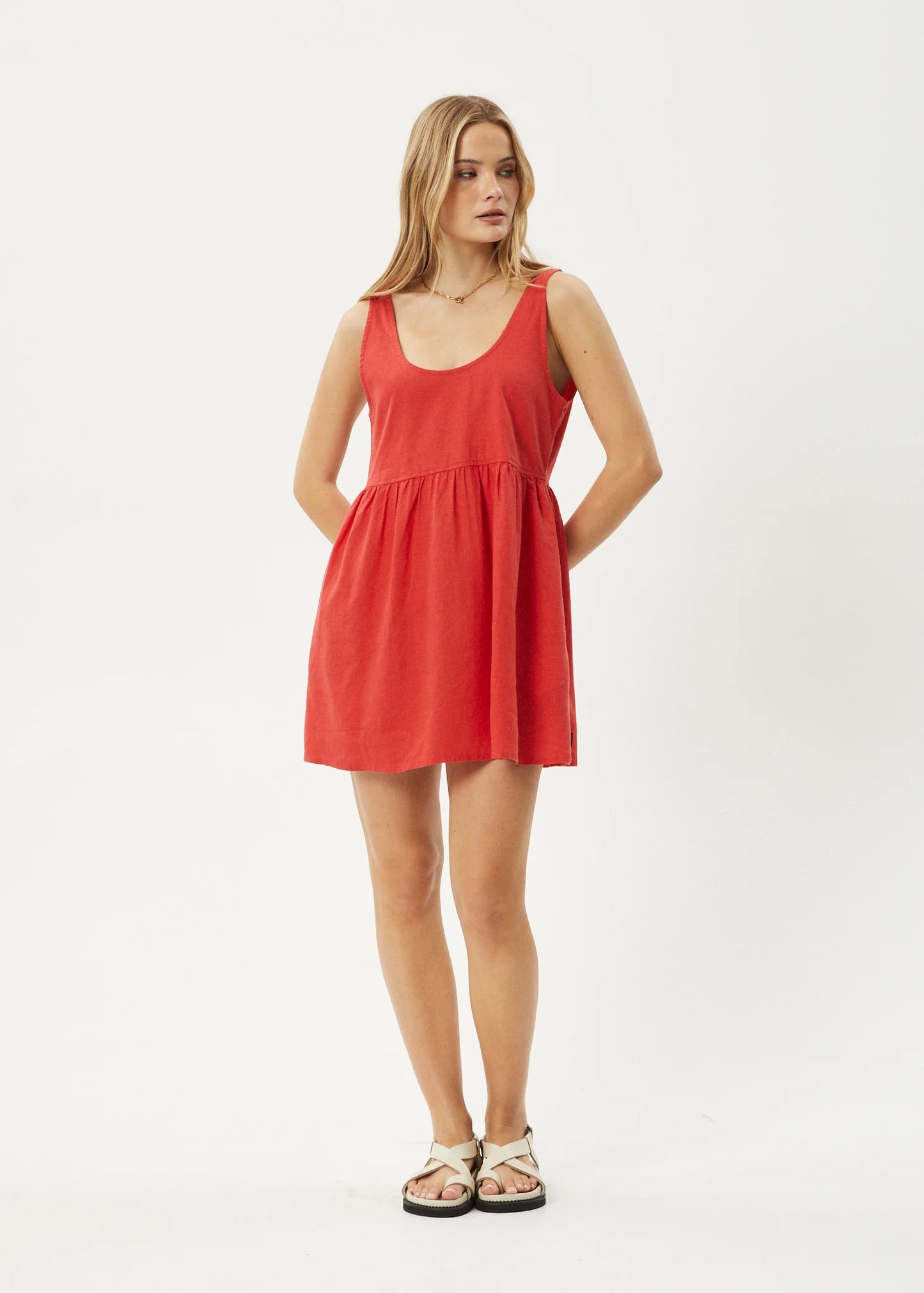 Jesse Mini Dress - Tomato
