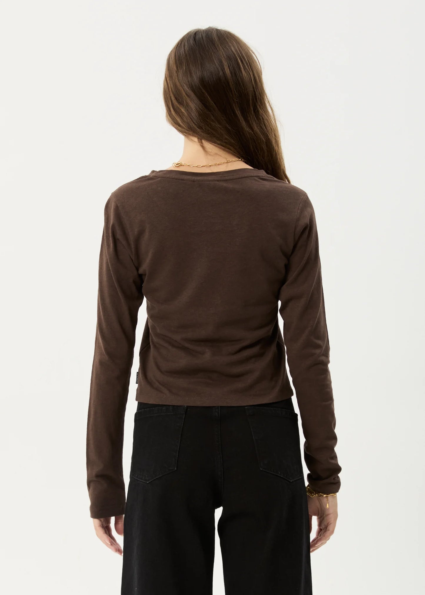 Elevate Long Sleeve Tee - Coffee