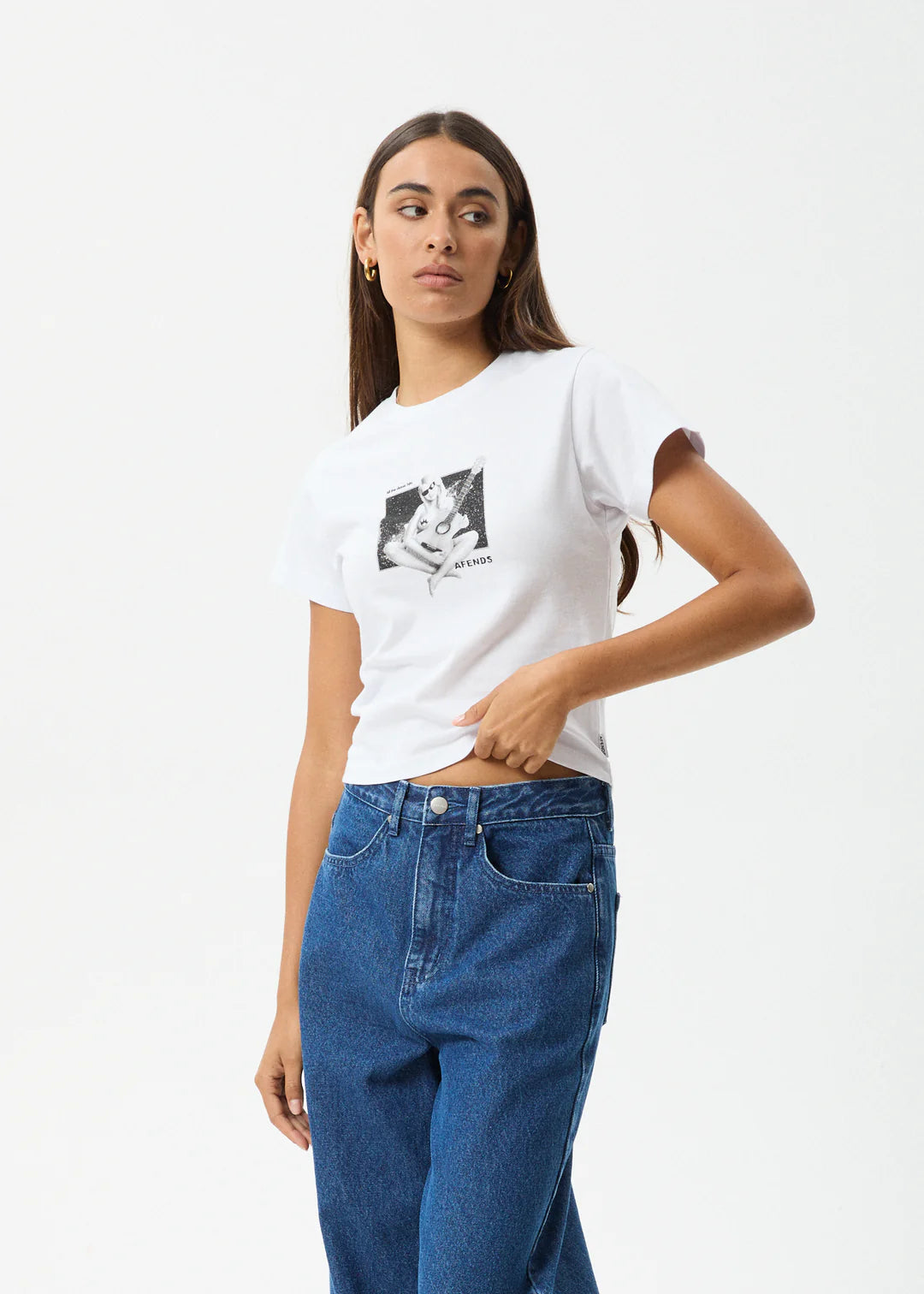 Classic Hits - Baby Tee - White