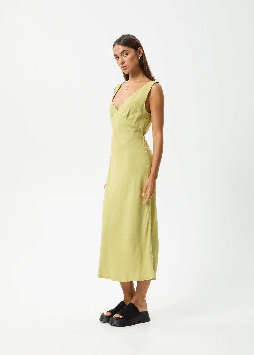 Amaya Maxi Dress - Lemongrass