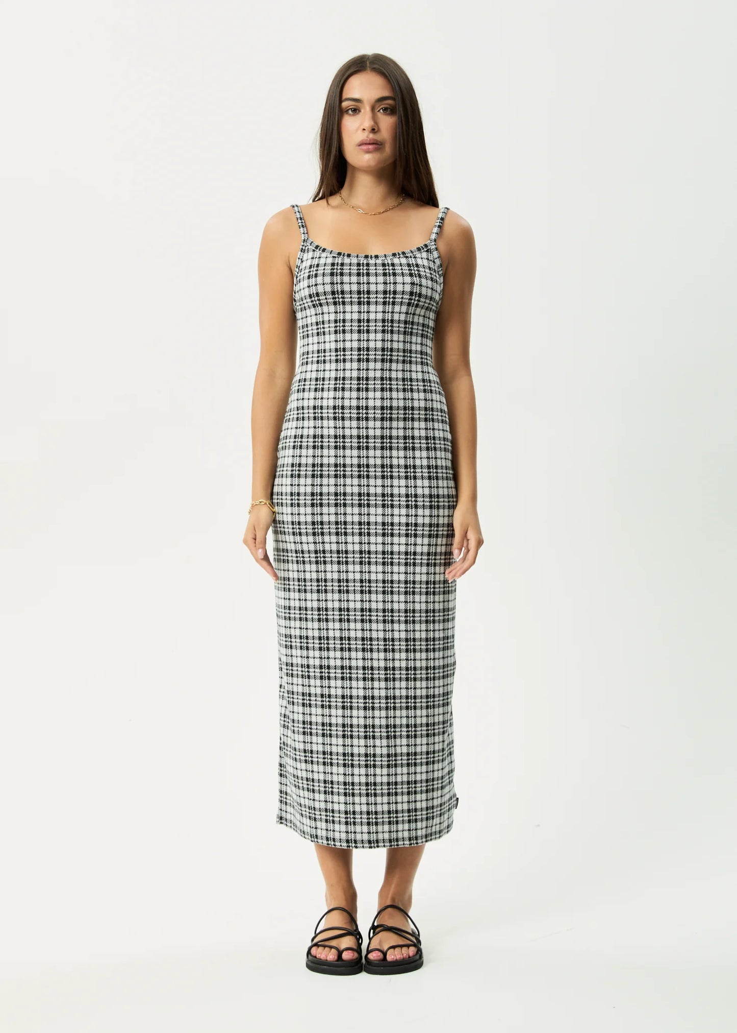 Blair Maxi Dress - Black/White